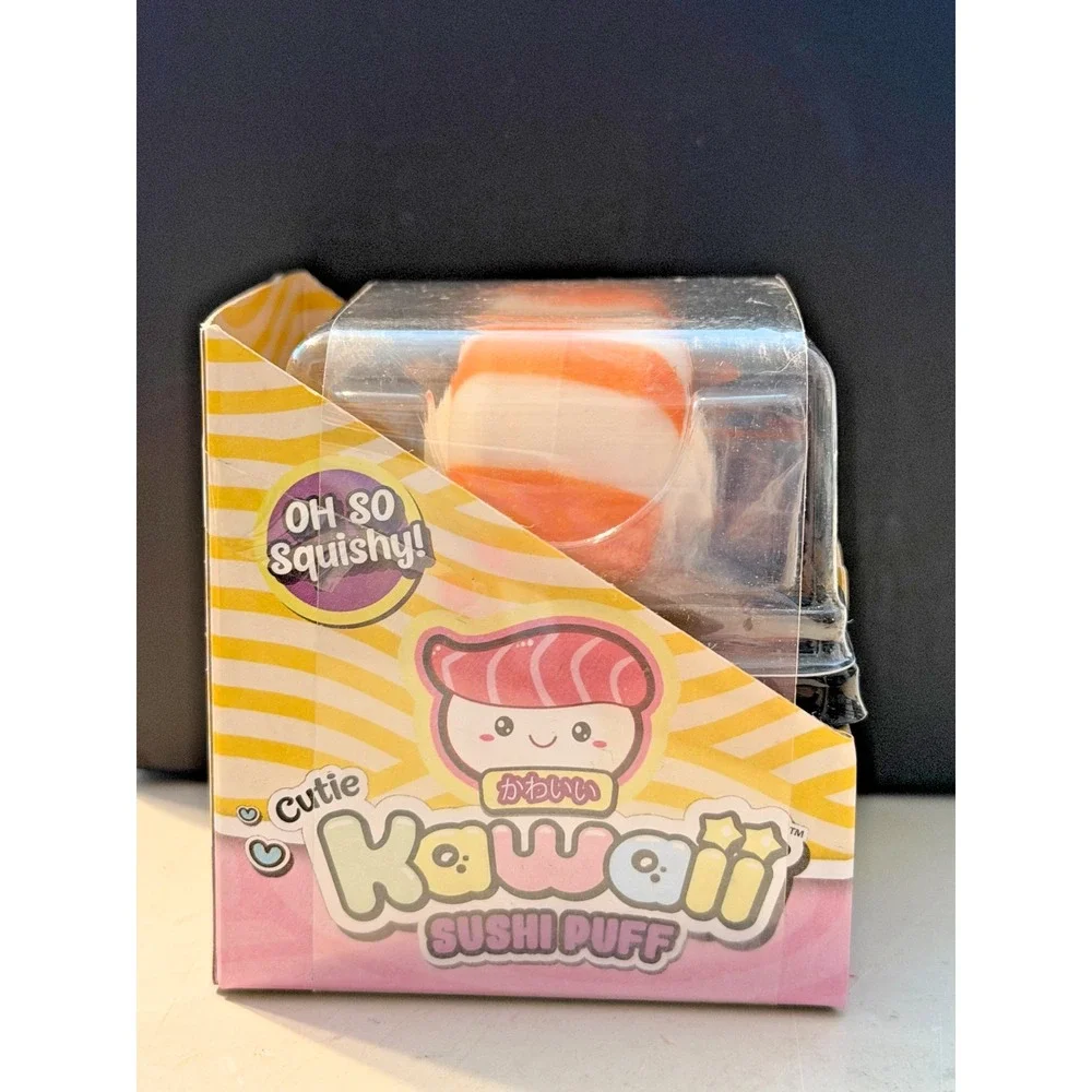 New Ja-Ru Kawaii Cutie Sushi Puff Squishy Toys Sensory Stress Relief Puffs